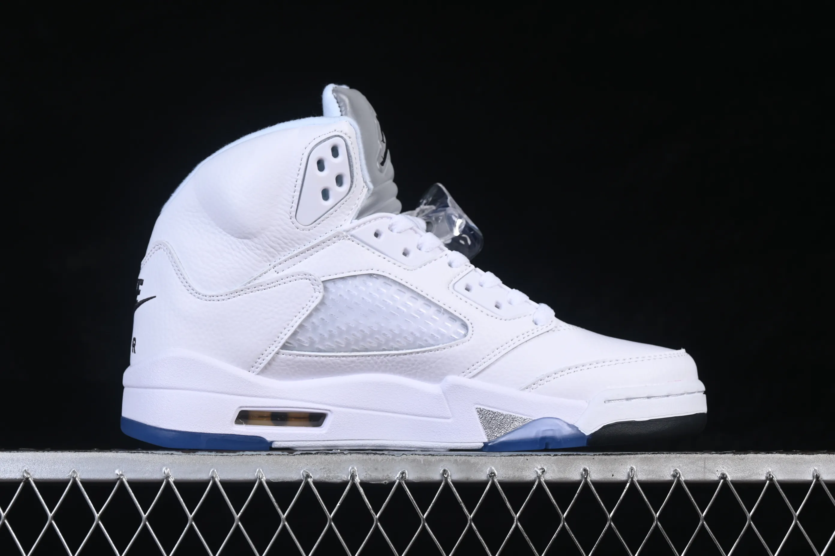 All categories Air Jordan Jordan series basketball shoes Air Jordan 5 Air Jordan 5 Retro "White Metallic" AJ5 Joe 5 Silver HQ7978-103